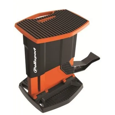 Caballete Polisport elevador Naranja Negro