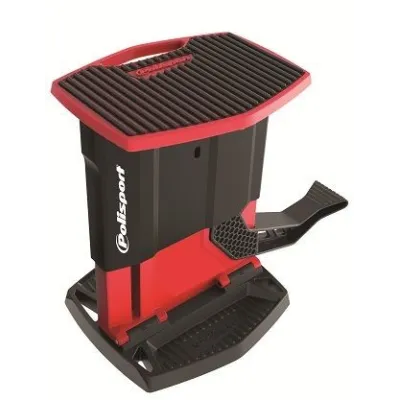 Caballete Polisport elevador Rojo Negro