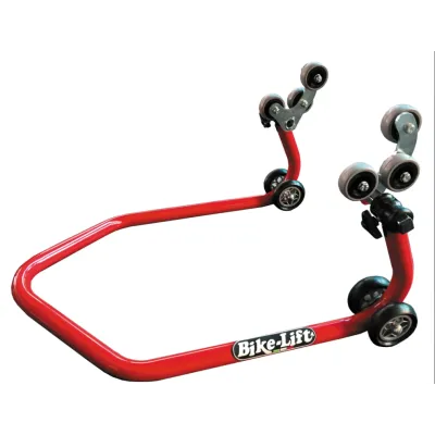 Caballete trasero para quad rojo