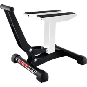 Caballete Xtreme Crosspro con elevador blanco