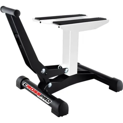 Caballete Xtreme Crosspro con elevador blanco