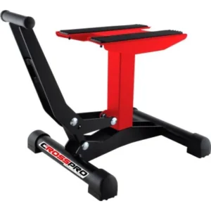 Caballete Xtreme Crosspro con elevador rojo
