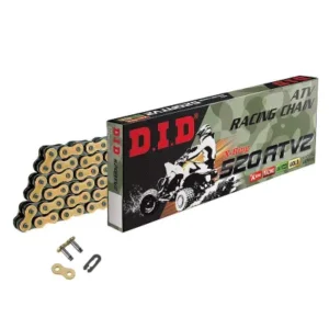 Cadena DID 520 ATV2 X-Ring reforzada con retenes 94 96 98 o 100 pasos DID520ATV100ZB