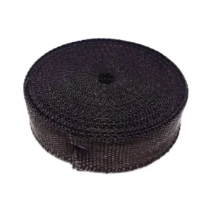 Cinta proteccion calor escape negra 3cmx10m