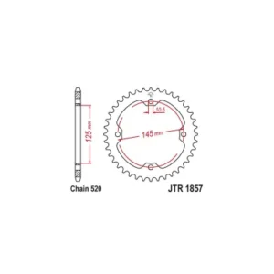 Corona JTR1857 YAMAHA YFM 250 350 700 Raptor YFZ 450 450R JTR185737