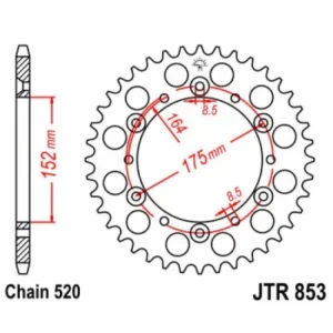 Corona JTR853 YAMAHA YFM 660 Raptor 350 Warrior YFZ 350 Banshee YFS 200 Blaster JTR85338