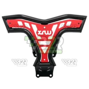 Defensa delantera XRW aluminio X16 NEGRO y ROJO Yamaha YFZ 350 Banshee