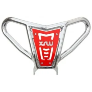Defensa delantera XRW aluminio X17 PULIDO Y ROJO SUZUKI LTZ 400