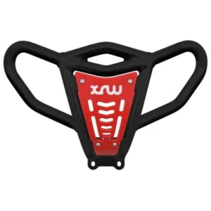 Defensa delantera XRW aluminio X18 NEGRA Y ROJO YAMAHA RAPTOR 350