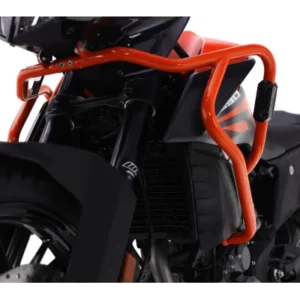 Defensas laterales y de motor trail aluminio naranja CROSSPRO KTM 250 Adventure 21-22 390 Adventure 20-22