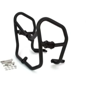 Defensas laterales y de motor trail aluminio negro texturado CROSSPRO BMW F 650 GS 1999-2004