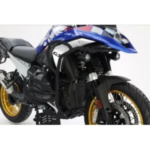 Defensas laterales y de motor trail aluminio negro texturado CROSSPRO BMW R 1300 GS TRIPLE BLACK TROPHY 2023-2024