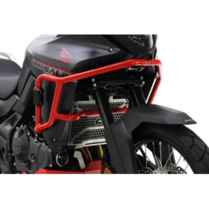 Defensas laterales y de motor trail aluminio negro texturado CROSSPRO HONDA Transalp 750 2023