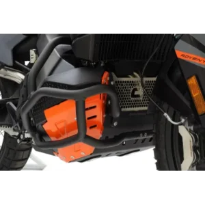 Defensas laterales y de motor trail aluminio negro texturado CROSSPRO KTM 890 Adventure 2023