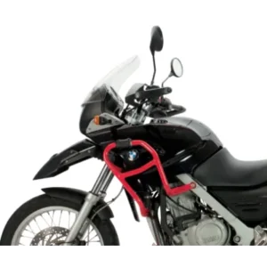 Defensas laterales y de motor trail aluminio rojo CROSSPRO BMW F 650 GS 1999-2004