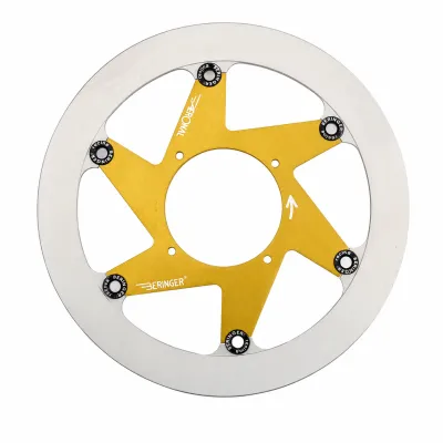 Disco de Freno delantero derecho dorado para Pinza BERINGER