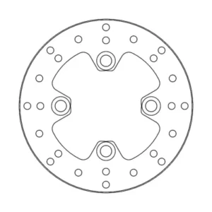Disco de freno delantero der./izq. ROUND DISC SERIES MOTOMASTER 200mm Kawasaki Teryx 750 Teryx 4 750