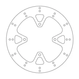 Disco de freno delantero der./izq. ROUND DISC SERIES MOTOMASTER 252mm ARTIC CAT 500 550 650 700 1000