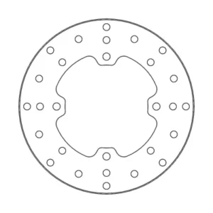 Disco de freno delantero/trasero ROUND DISC SERIES MOTOMASTER 202mm ARTIC CAT 450 500 550 700 1000