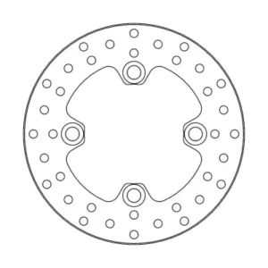 Disco de freno delantero/trasero ROUND DISC SERIES MOTOMASTER 212mm Kawasaki Mule Pro 800 15-...
