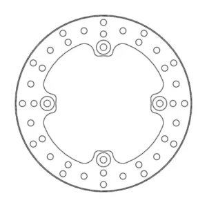 Disco de freno delantero/trasero ROUND DISC SERIES MOTOMASTER 213mm Can Am 450 500 570 650 800 1000