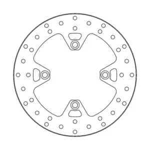 Disco de freno delantero/trasero ROUND DISC SERIES MOTOMASTER 245mm Yamaha YXZ 1000R 26-18 1000R SS 17-18
