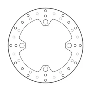 Disco de freno delantero/trasero ROUND DISC SERIES MOTOMASTER 248mm 110872 Polaris General XP-4 1000 RZR XP-XP4-RS1 1000