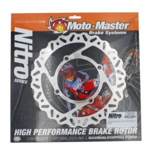 Disco de freno floreado delantero izquierdo NITRO SERIES MOTOMASTER 250 KAWASAKI KLX 450 KX 125 250 450F a partir de 2006