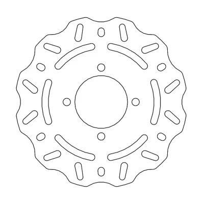 Disco de freno floreado trasero NITRO SERIES MOTOMASTER 150mm TRIAL Montesa Cota 250 260 300 301