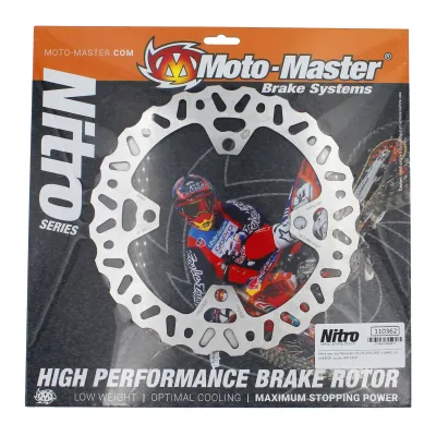 Disco de freno floreado trasero NITRO SERIES MOTOMASTER 240mm KAWASAKI KLX KX KXE 03-18 SUZUKI RM-Z 250 04-06