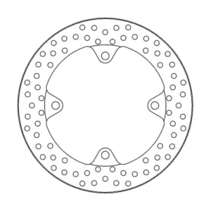 Disco de freno trasero HALO SERIES MOTOMASTER 240mm HONDA X-ADV 750 17-...