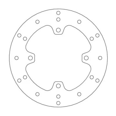 Disco de freno trasero ROUND DISC SERIES MOTOMASTER 219mm Polaris 400 450 500 700 800