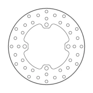 Disco de freno trasero ROUND DISC SERIES MOTOMASTER 219mm Polaris 400 570 700 800 900 1000