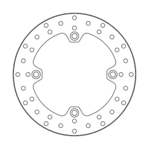 Disco de freno trasero ROUND DISC SERIES MOTOMASTER 245mm Yamaha YXZ 1000 R-R SS 19-...