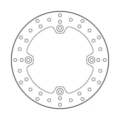 Disco de freno trasero ROUND DISC SERIES MOTOMASTER 247mm CAN AM Maverich X3 900 1000