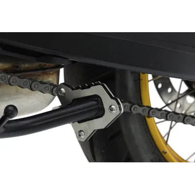 Extension de caballete inox cepillado / negro texturado CROSSPRO BMW F 850 GS Adventure 21-22