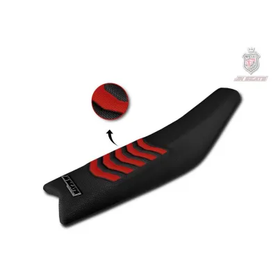 Funda asiento JN SEATS GRIP RIEJU MR MR PRO Negro Rojo