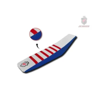 Funda asiento JN SEATS JNM3 BETA RR 2T-4T 20-25 Blanco Azul Rojo