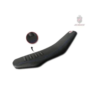 Funda asiento JN SEATS JNM3 KTM 690 SMC-R 19-22 Negro Pespuntes Azules