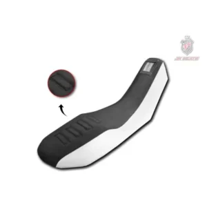 Funda asiento JN SEATS JNM3 KTM 950 990 ADVENTURE 04-15 Ante Negro Blanco con bolsa