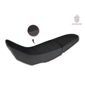 Funda asiento JN SEATS JNM3 YAMAHA TENERE 700 19-22 Negro con Pespuntes Azules