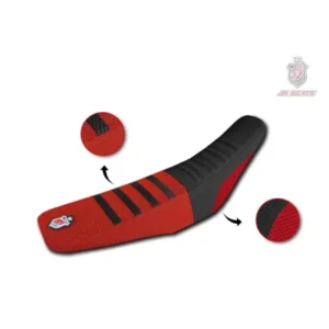 Funda asiento JN SEATS X-GRIP HONDA CRF 250 04-09 250X 04-19 450 05-08 450X 04-16 Negro Rojo
