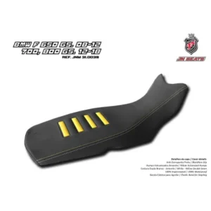 Funda de asiento JN SEATS para BMW F 650 GS 08-12 y 700 800 GS 08-18