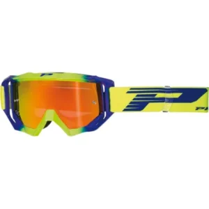 Gafas PROGRIP 3200-325 FL Amarillo fluorescente Azul electrico