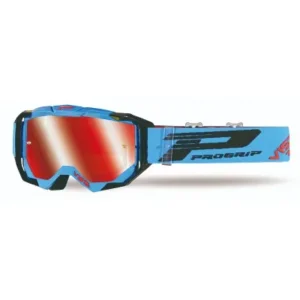 Gafas PROGRIP 3303-248 rojo turquesa negro cristal espejo rojo + cristal transparente + tear-off