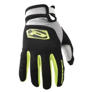 Guantes Cross PROGRIP AIRTECH Amarillo Flúor Negro Gris PA40103432XL