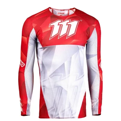 Jersey 111Racing SHARP RED 111.1 rojo y blanco 2-0262-704-9750.2XL