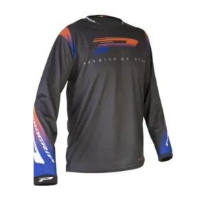 Jersey Progrip gris oscuro naranja fluorescente azul PZ7015-371.S
