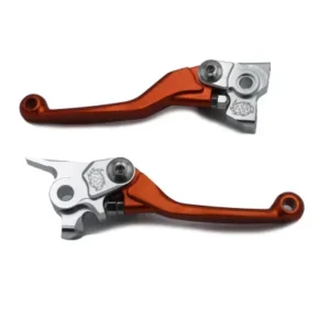 Juego de manetas de freno y embrague forjadas reversibles MOTOMASTER naranjas KTM GASGAS HUSQVARNA (BREMBO)