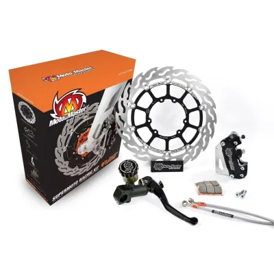 Kit de freno delantero flotante 320mm SUPERMOTO RACING MOTOMASTER (con foco) Honda CRF 250 15-... CRF 450 17-...